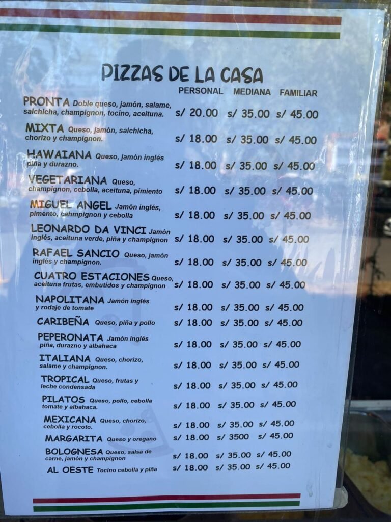 La Pronta Pizza Cusco