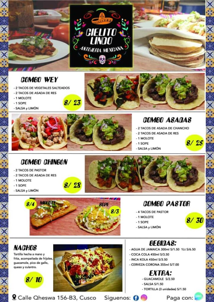 Cielito Lindo Carta 2